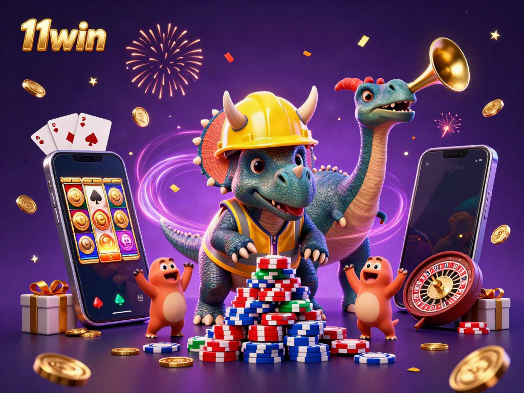 Play thrilling games at 11win with vibrant 3D characters and captivating casino elements.