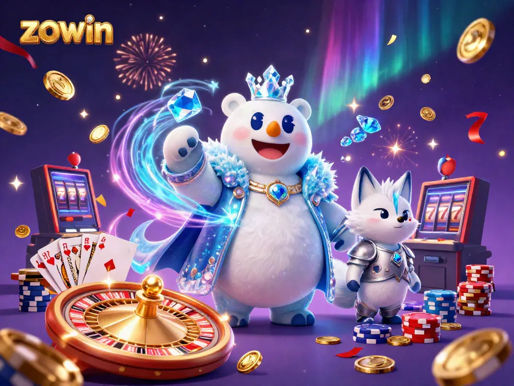 Zowin offers an exciting 3D casino experience with vibrant characters, games, and rewards